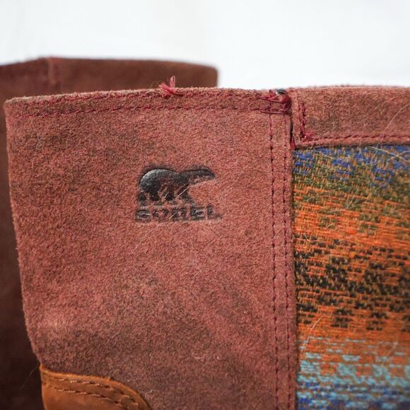 Sorel Women's Slimshortie Chevron Waterproof Snow Boot 7 - Picture 7 of 9